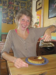 Les meilleurs pancakes que la terre ait porte ! Thank you Dawn !!!